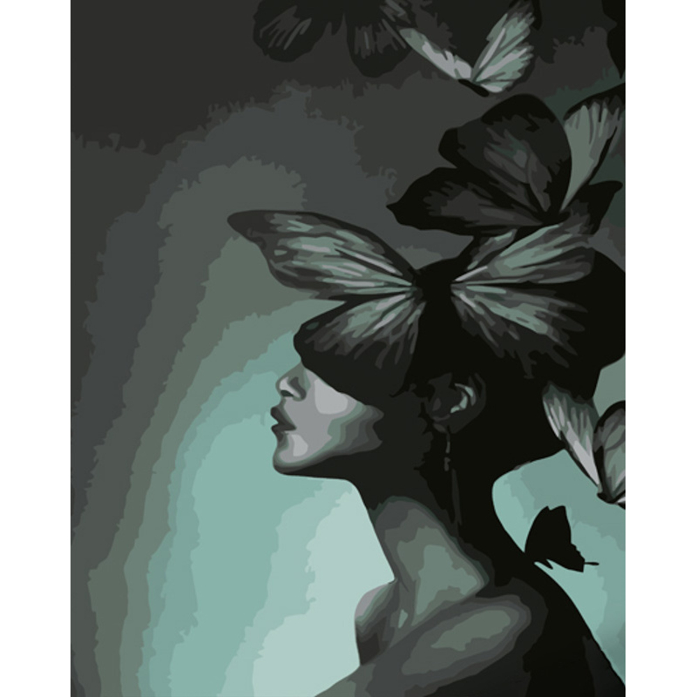 Фото, Відеоогляди картина за номерами strateg преміум думки-метелики розміром 40х50 см (gs1039)