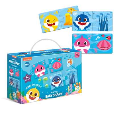 Фото, Відеоогляди пазл dodo baby shark з'єднай кольори