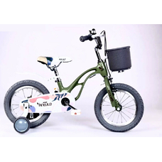 Дитячий двоколісний велосипед магнієвий МВ-005 18" ЛЮКС з кошиком, різні кольори
