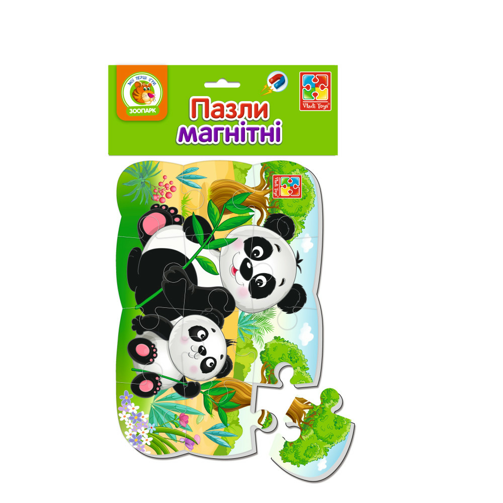 Фото, Відеоогляди пазли на магнітіа5 "пандочки" vt3205-80