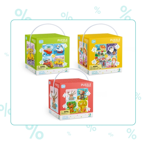 Відгуки  набір пазлів 4в1 dodo