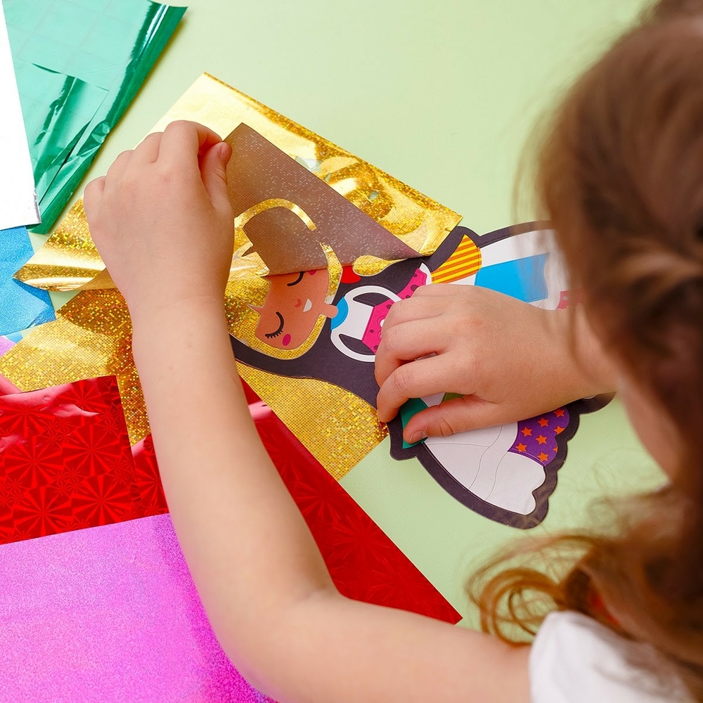 Фото, Відеоогляди набір для творчості з фольгою «foil craft. принцеса» vladi toys vt4433-11