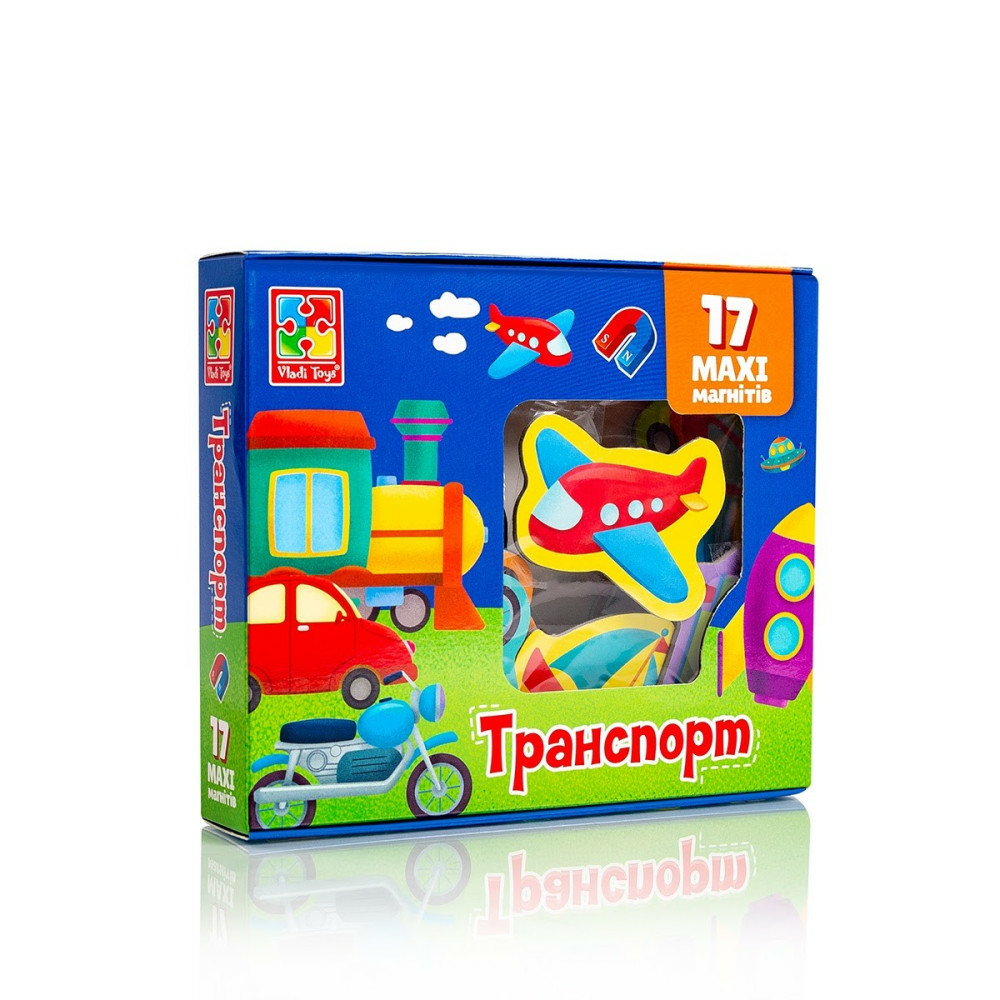 Фото, Відеоогляди набір магнітів «транспорт» vt3106-26
