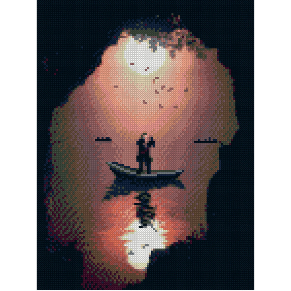 Фото, Видеообзоры алмазна мозаїка strateg преміум закохані в човні 30х40 см hx155