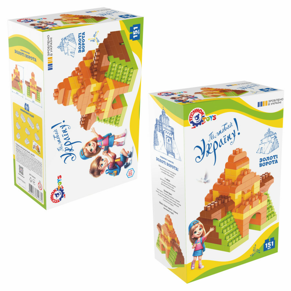 Фото, Відеоогляди іграшка "конструктор технок" – «золоті ворота», арт.0372