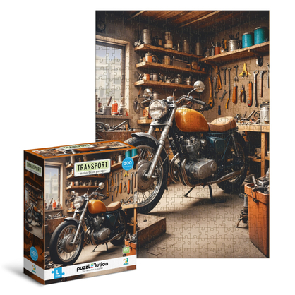 Фото, Видеообзоры пазл dodo транспорт мотоциклетний гараж