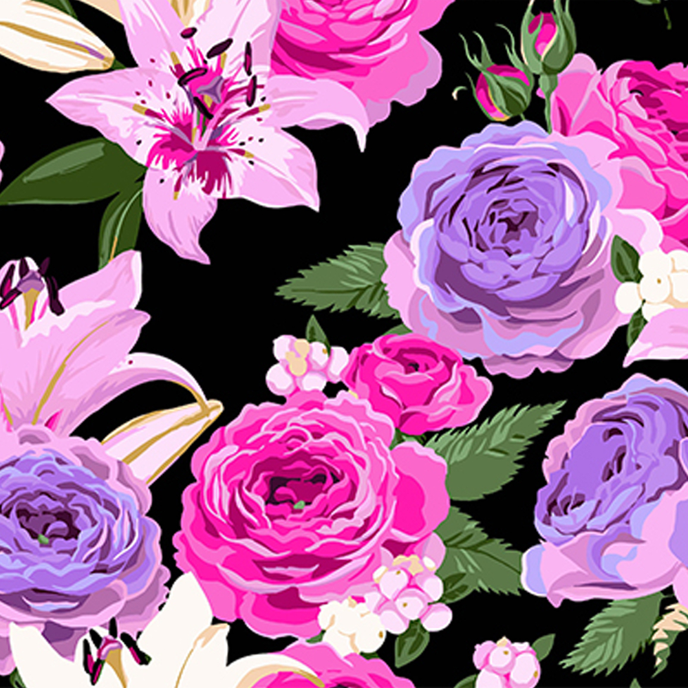 Фото, Видеообзоры картина за номерами strateg преміум квіткова фантазія на чорному фоні розміром 40х40 см (av4040-84)