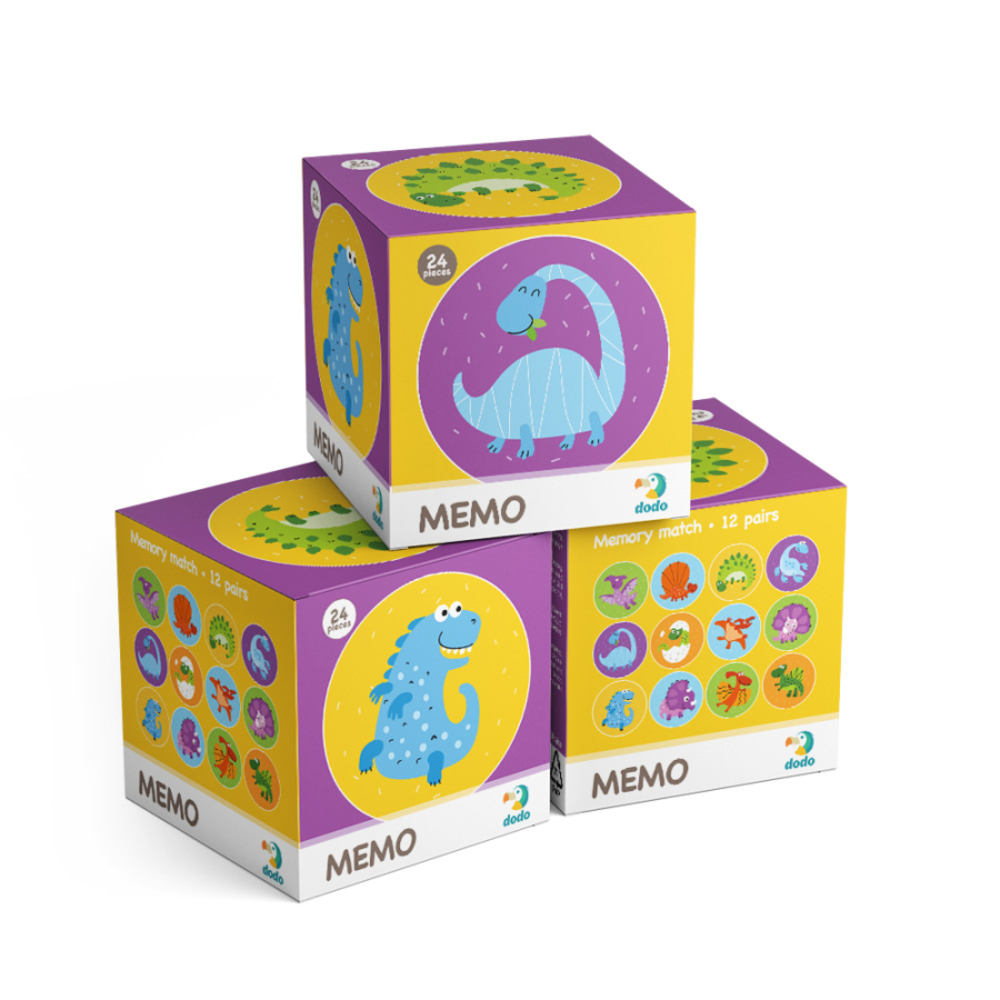 Фото, Відеоогляди настільна гра-мемо dodo динозаври