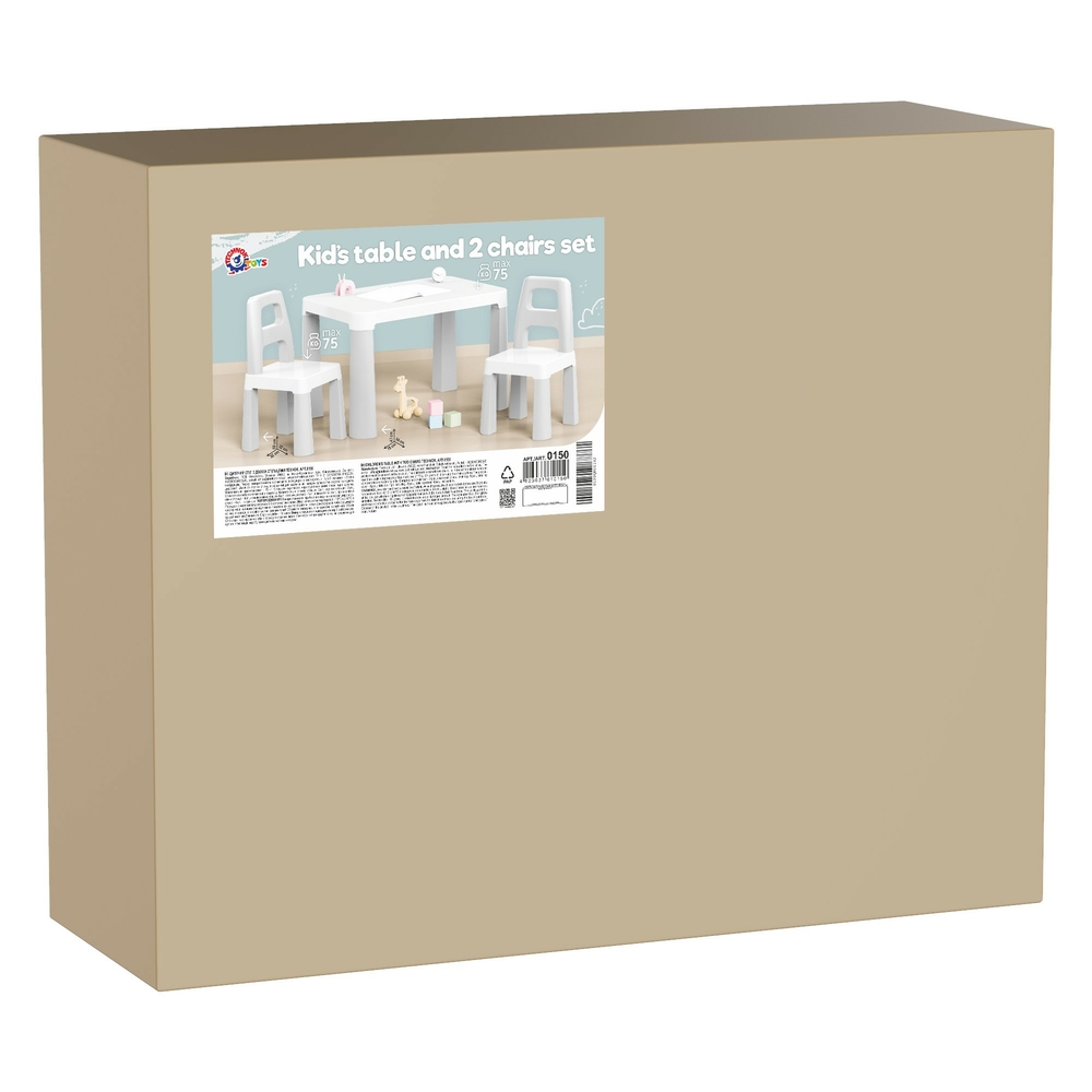 Фото, Відеоогляди дитячий стіл з двома стільцями техноk, арт.0150