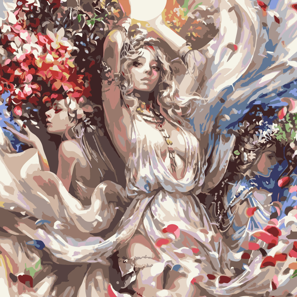 Фото, Відеоогляди картина за номерами strateg преміум богині природи розміром 40х40 см (sk030)