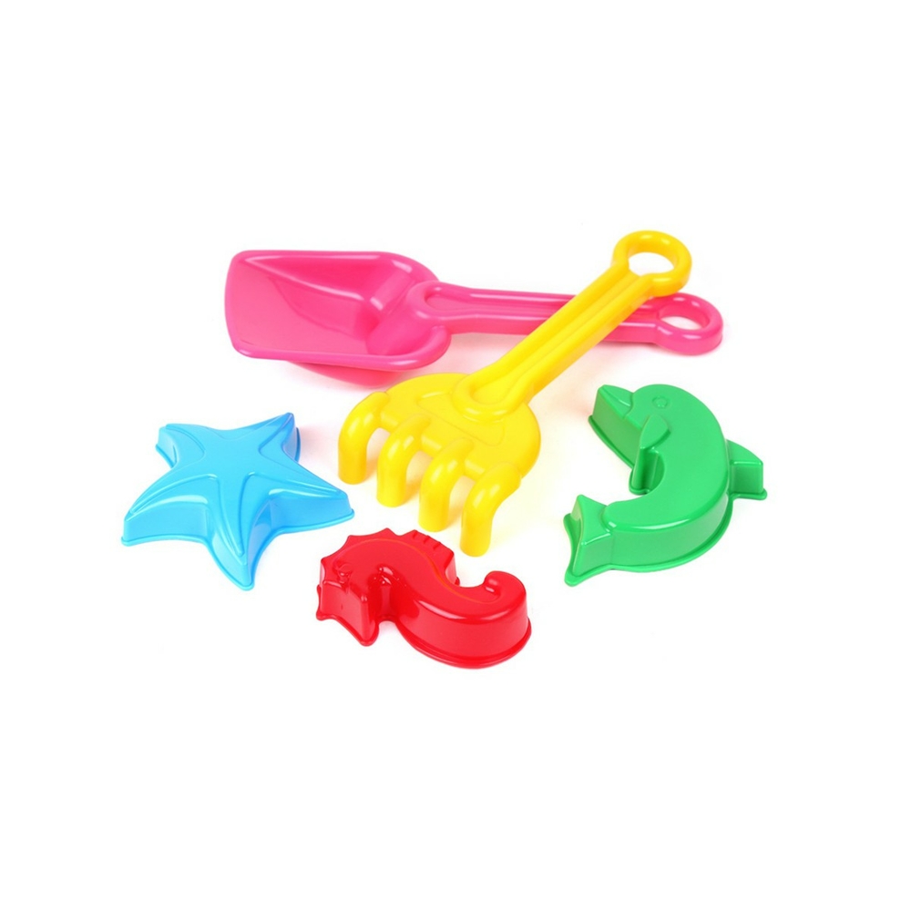 Фото, Видеообзоры іграшка набір "лопатка + грабельки б+3 пасочки технок", арт.2254