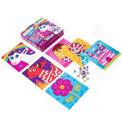 Фото, Відеоогляди набір для творчості з декоративним скотчем «sticky strips. єдиноріг» vladi toys vt4433-03