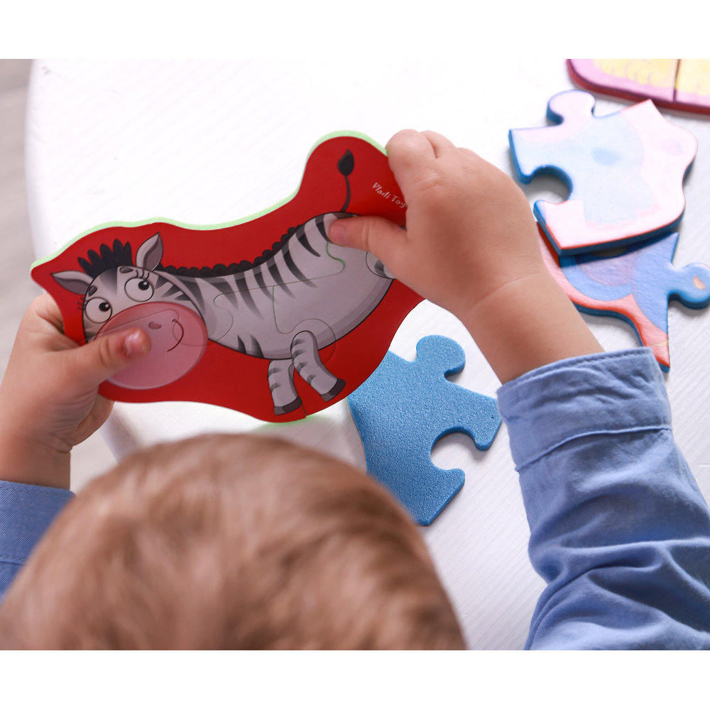 Фото, Відеоогляди бебі пазли «дитинчата. зоопарк» vt1106-88