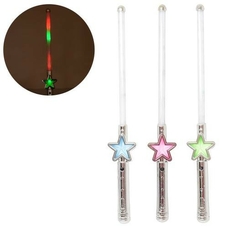 Аксесуари для свята МК 3005-2 Чарівна палочка 34 см світло у пакеті