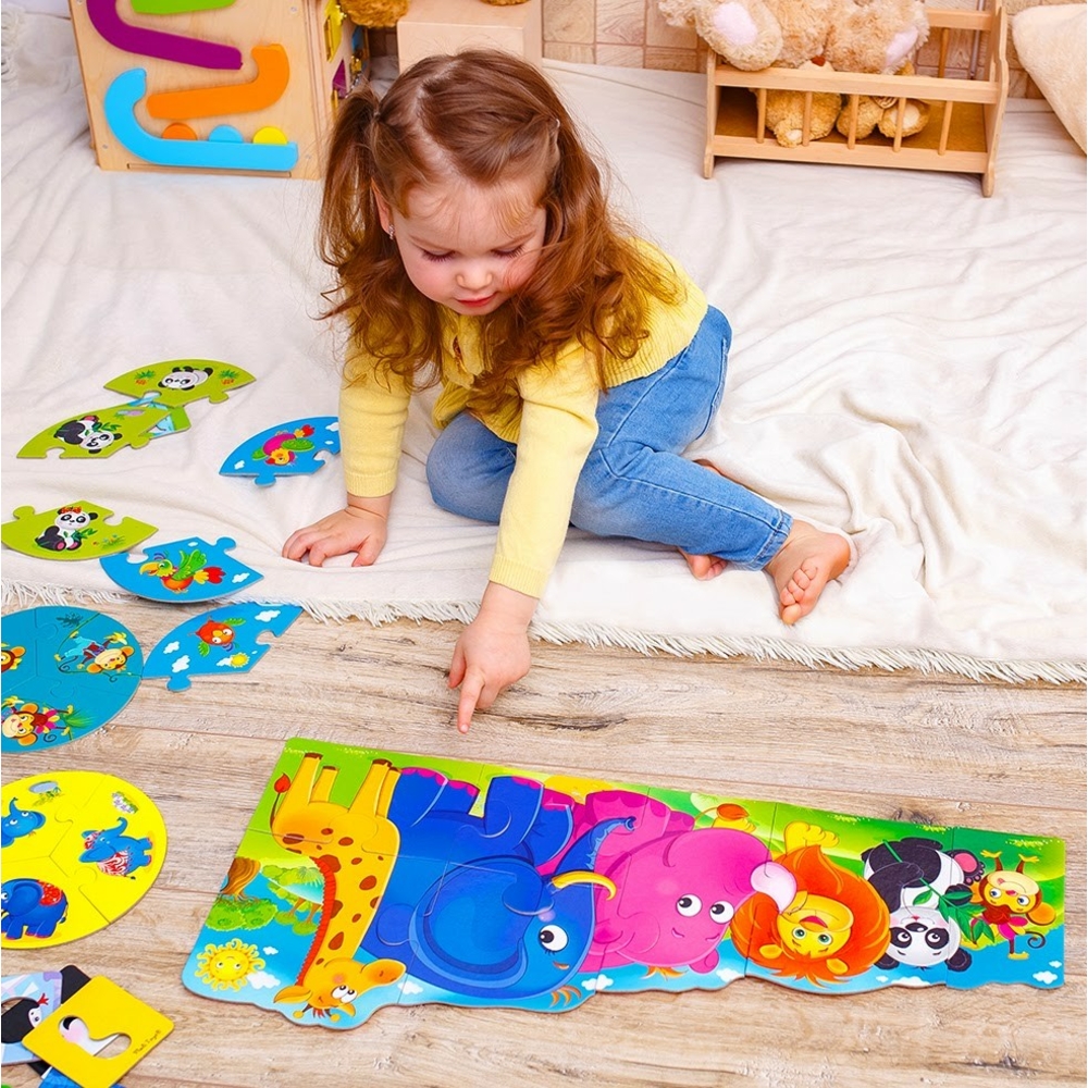 Фото, Відеоогляди великий розвиваючий набір 3 в 1 «зоосвіт» vt2901-04