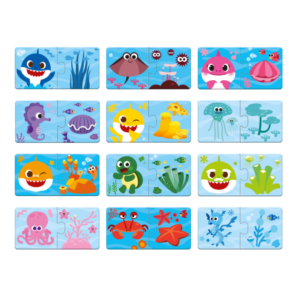 Фото, Відеоогляди пазл dodo baby shark з'єднай кольори