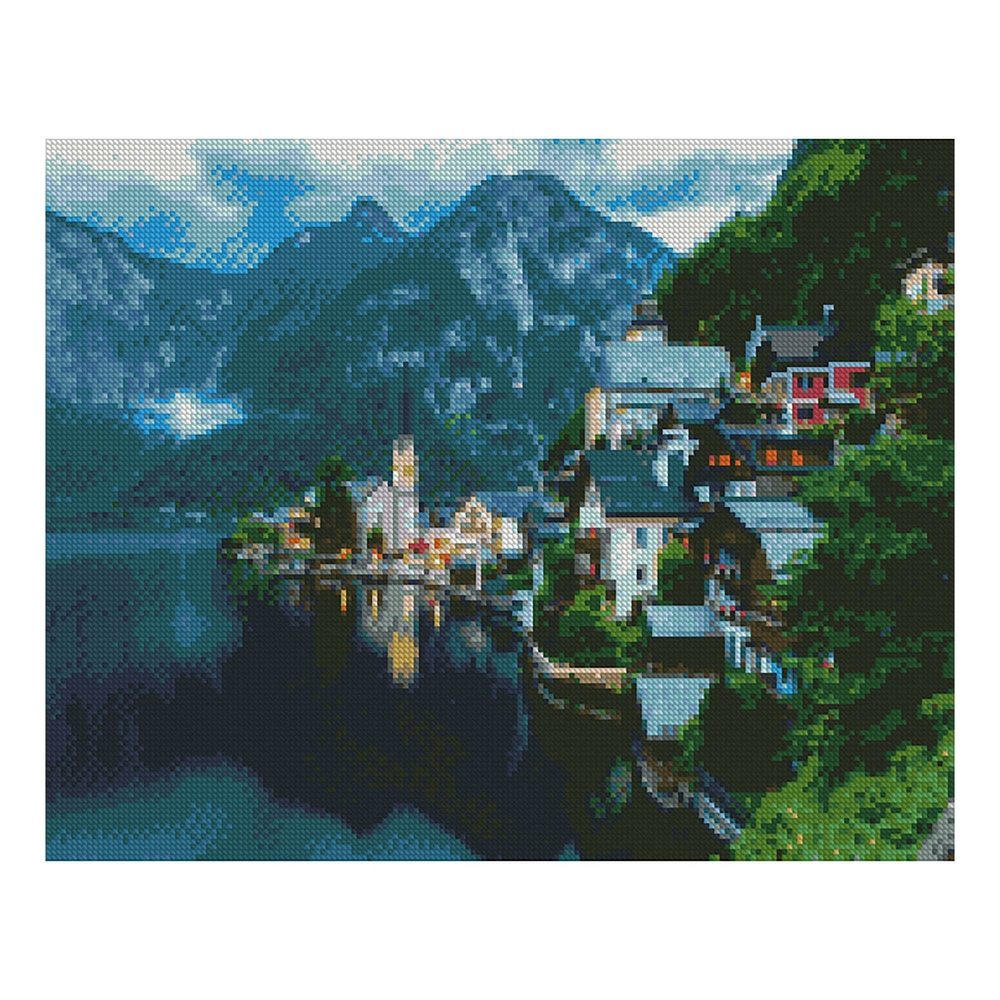 Фото, Видеообзоры алмазна мозаїка strateg преміум холодна ірландія 40х50 см fa10061