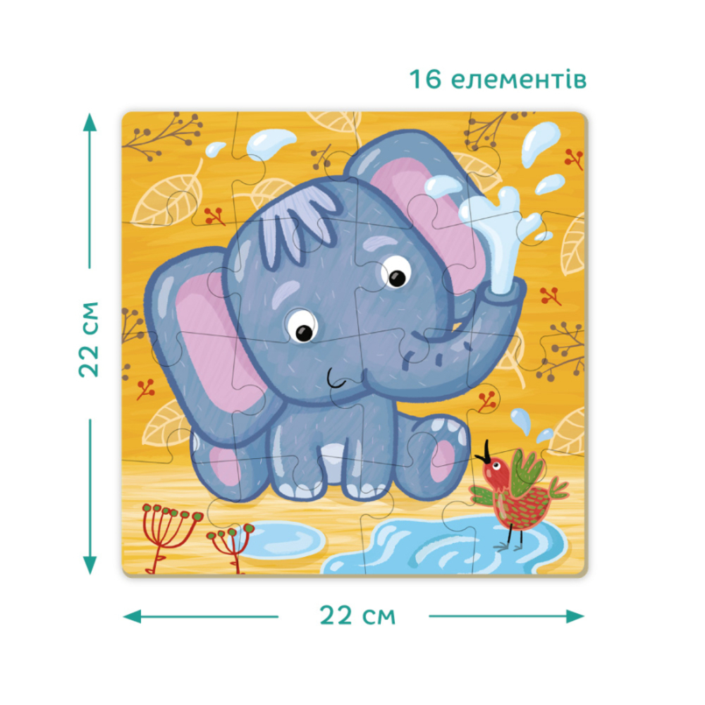 Фото, Відеоогляди набір пазлів на 16 елементів dodo