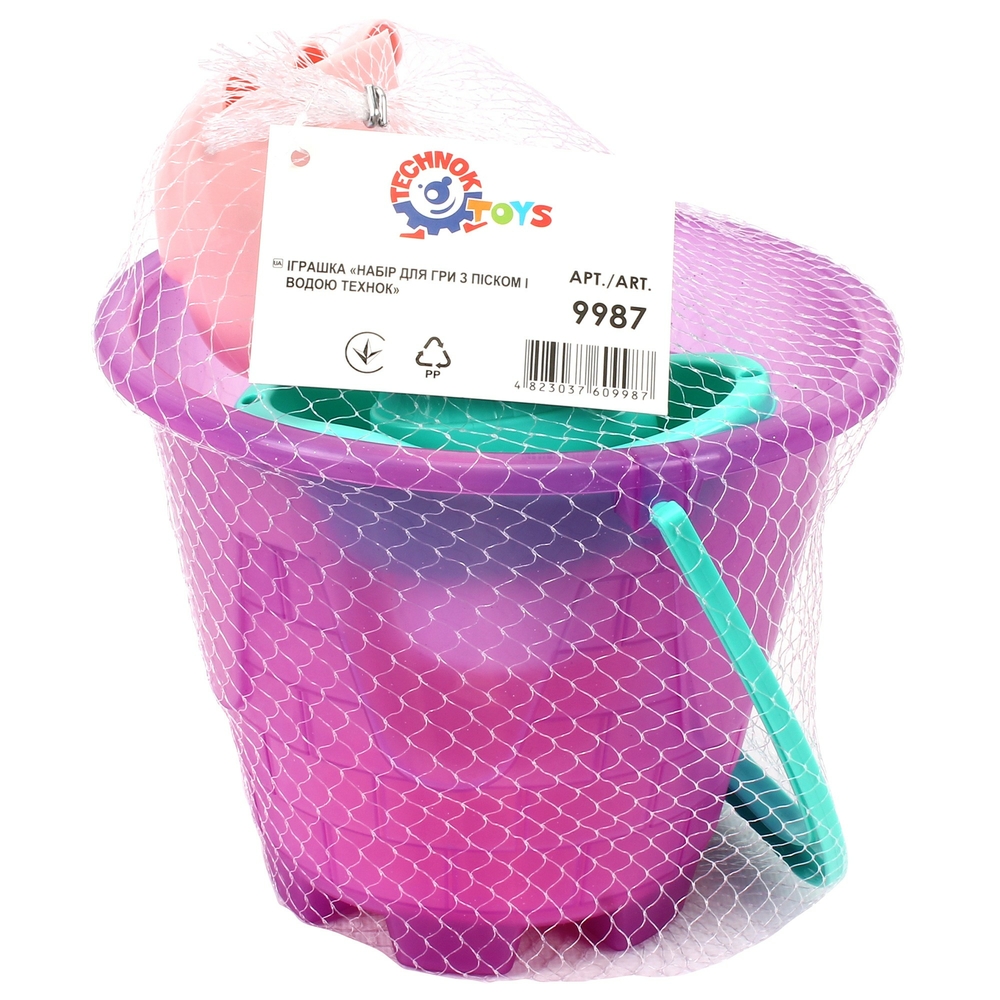 Фото, Видеообзоры іграшка "набір для гри з піском і водою технок", арт.9987