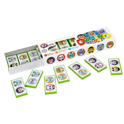 Фото, Відеоогляди доміно "зоопарк технок", арт.3305