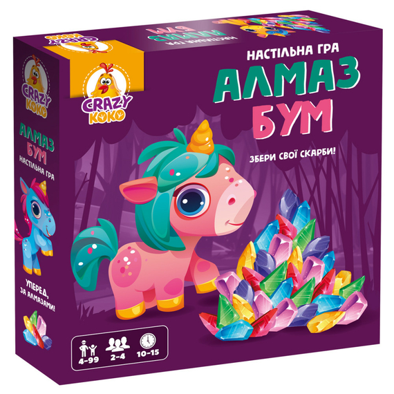 Отзывы  гра настільна vladi toys маршрутна. алмаз бум єдиноріжки vt8055-31