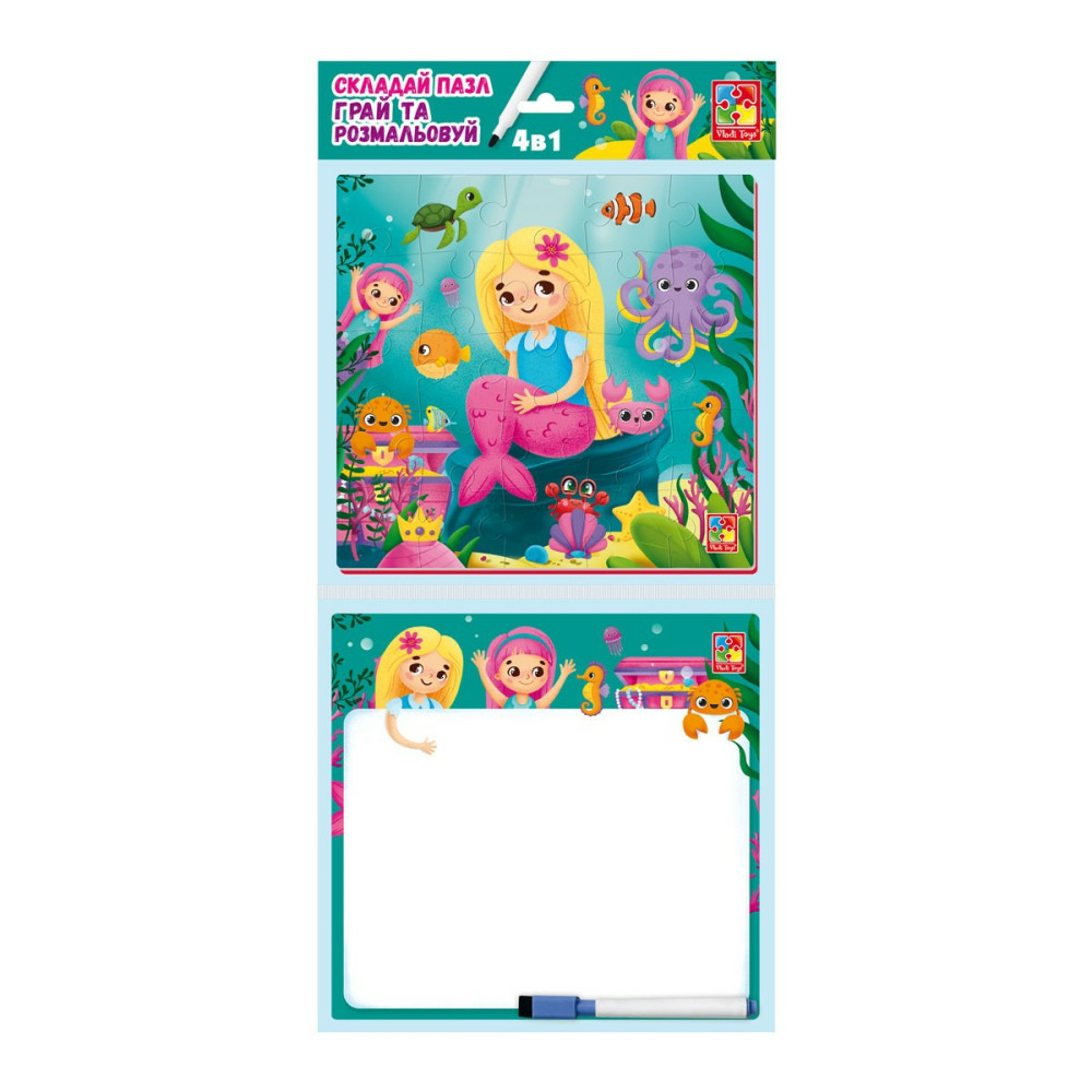 Фото, Видеообзоры набір 4в1 «русалоньки» vt2002-04