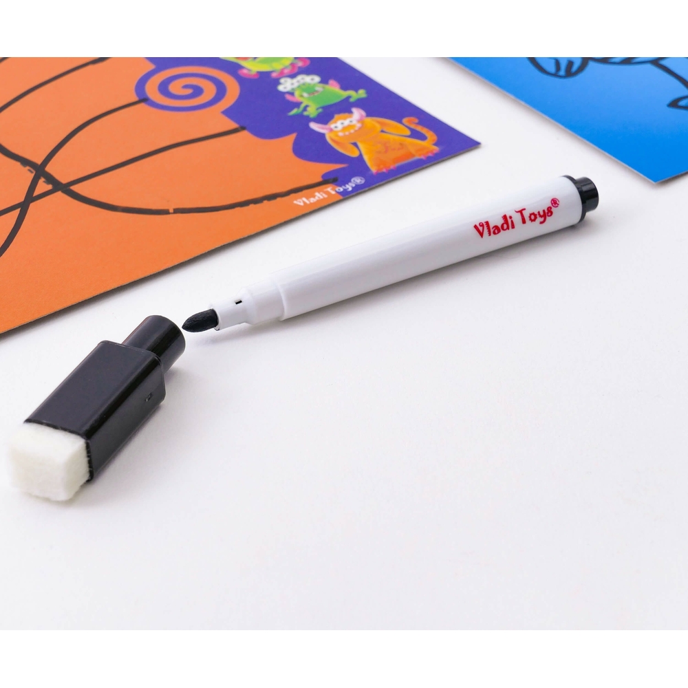 Фото, Видеообзоры гра з маркером «пиши та витирай. монстрики» vt5010-18