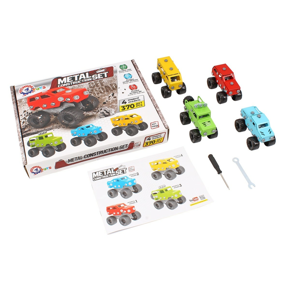 Фото, Відеоогляди іграшка "конструктор металевий технок", арт.9956