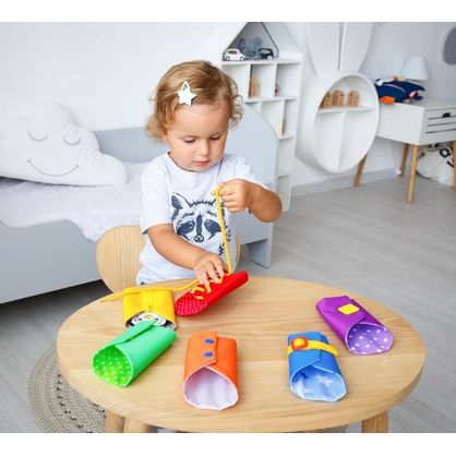 Фото, Видеообзоры бізіборд із застібками "курточки" roter kafer rz3001-01