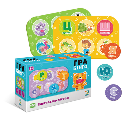 Фото, Відеоогляди настільна гра бінго dodo вивчаємо літери