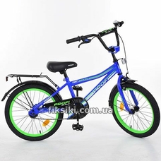 Велосипед детский PROF1 20д. L20103 (1шт) Top Grade, синий,зеркало,звонок,подножка