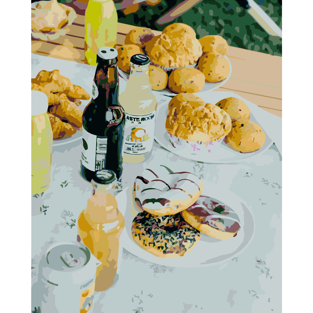 Фото, Відеоогляди картина за номерами strateg преміум літній пікнік розміром 40х50 см (gs209)