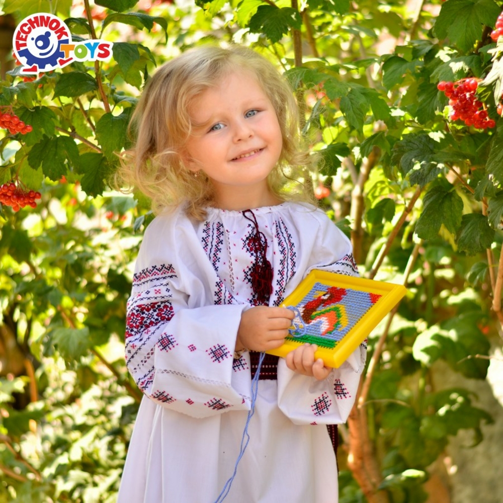 Фото, Відеоогляди іграшка набір для дитячої творчості "вишиваночка технок", арт.3527