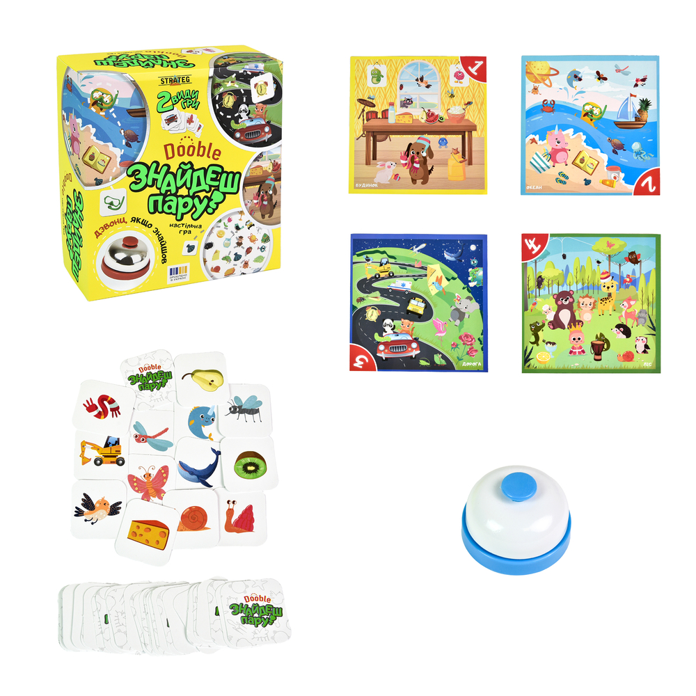 Фото, Видеообзоры карткова гра strateg знайдеш пару? українською мовою (30221)