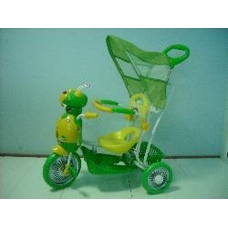 Велосипед A 611-1 M/ 6014 (2шт) три колеса качалка крыша ручка Велосипед A 611-1 M/ 6014 (2шт) три колеса качалка крыша ручка