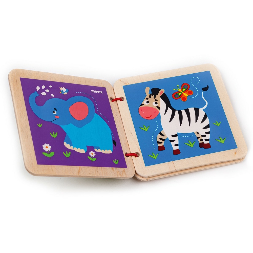 Фото, Видеообзоры дерев'яна книжечка «зоопарк» rw3030