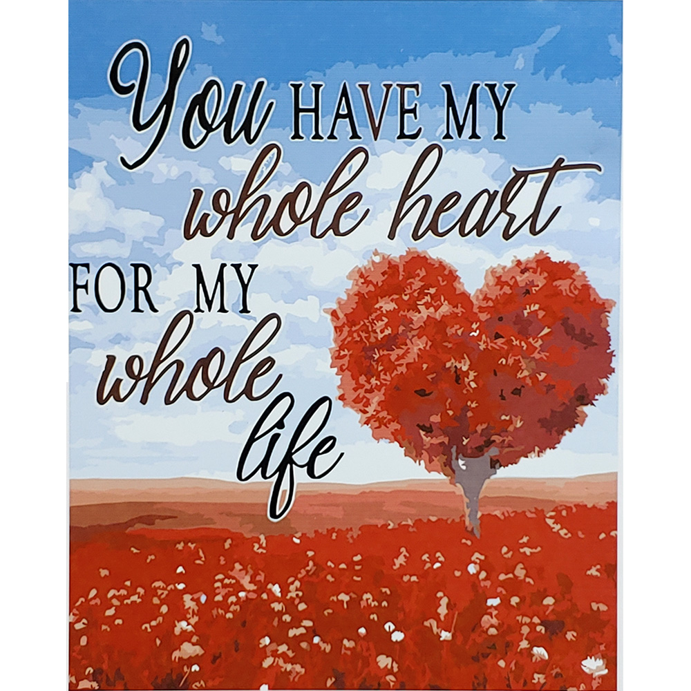 Фото, Відеоогляди картина за номерами strateg преміум my heart з лаком розміром 40х50 см (sy6883)