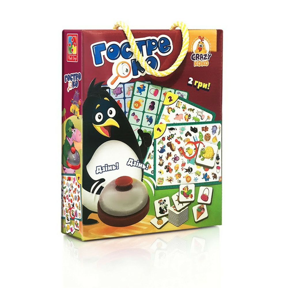 Фото, Видеообзоры гра зі дзвоником «гостре око» vt8010-03