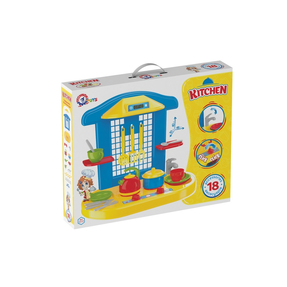 Фото, Видеообзоры іграшка "кухня 2 технок", арт.2117