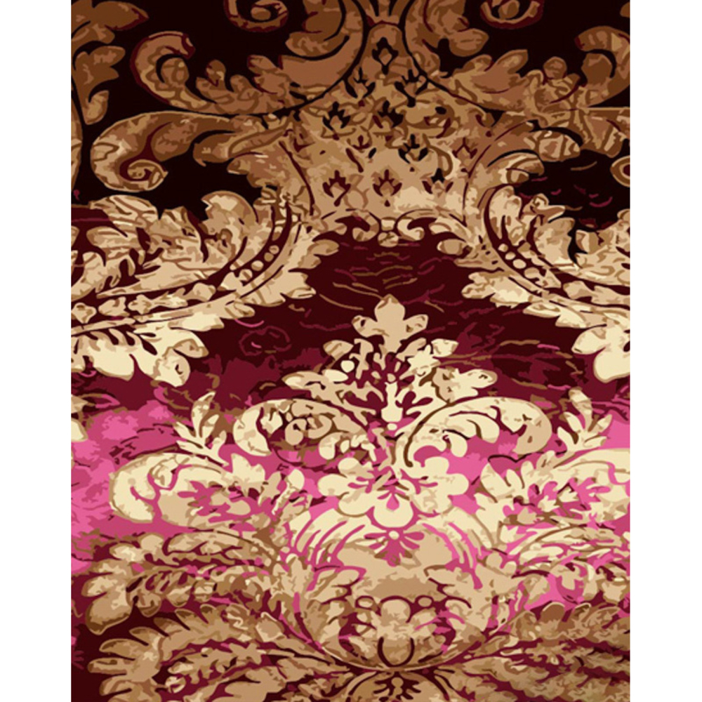 Фото, Видеообзоры картина за номерами strateg преміум золотий візерунок з лаком та з рівнем розміром 40х50 см (gs1454)