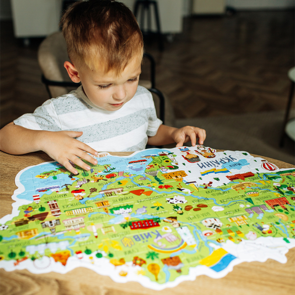 Фото, Відеоогляди пазл dodo мапа україни