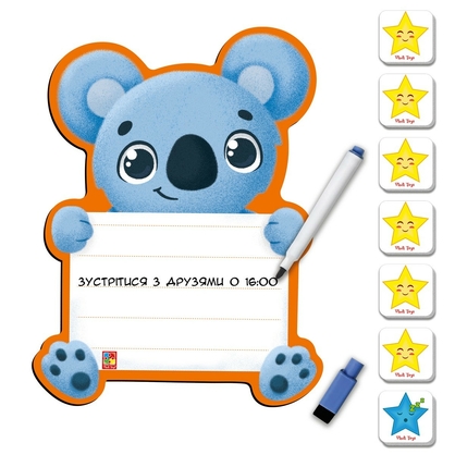 Фото, Відеоогляди магнітна дошка «коала» vt3601-23