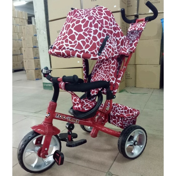 Велосипед триколісний TILLY ZOO-TRIKE T-342 DARK RED /1/