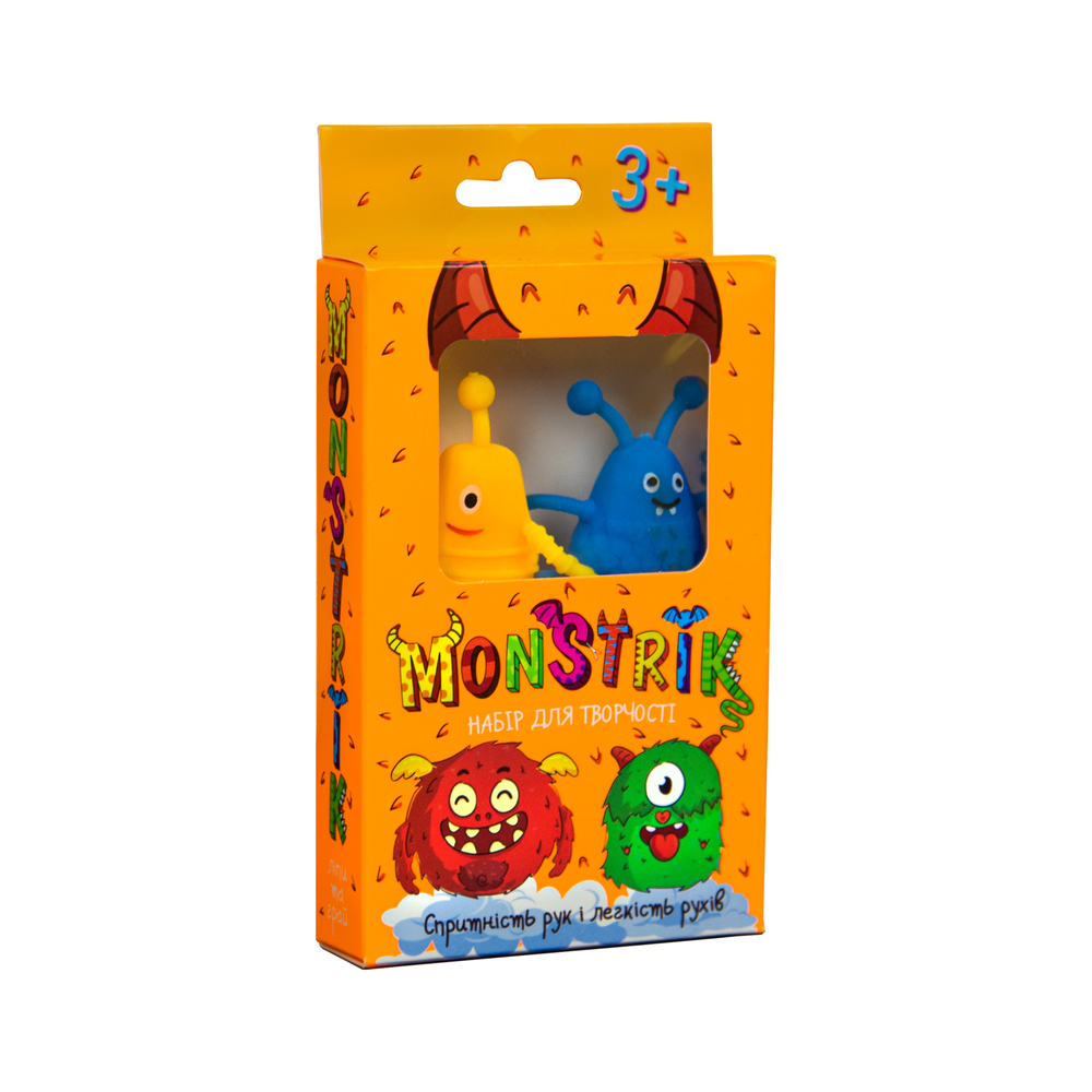 Фото, Відеоогляди набір для творчості strateg монстрик українською мовою (71823)