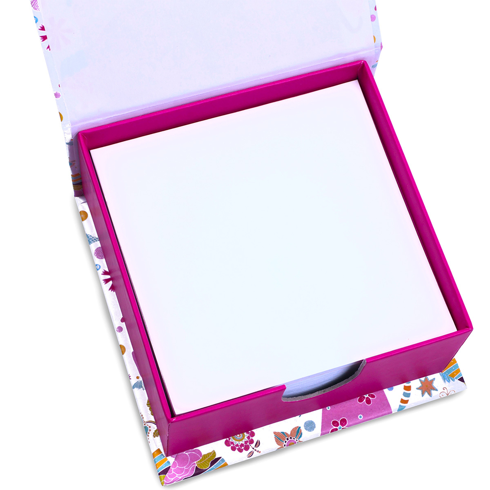 Фото, Відеоогляди картонний бокс з папером для нотаток 90х90мм vt9901-83