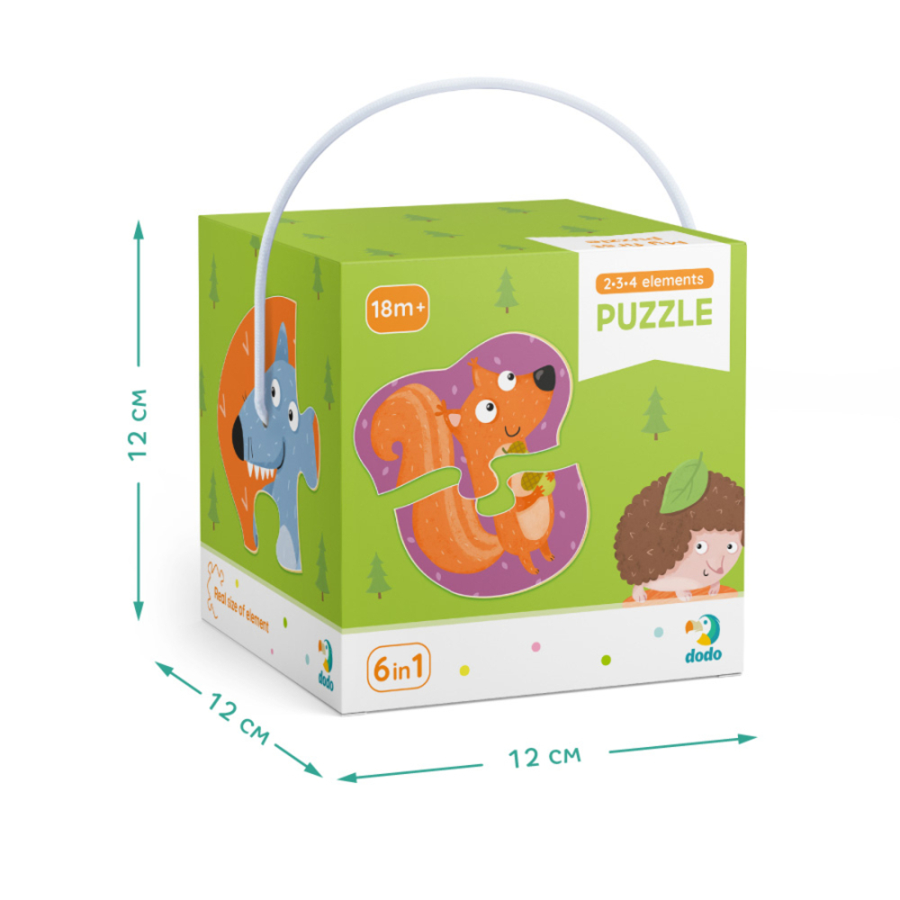 Фото, Відеоогляди пазл dodo лісові тварини