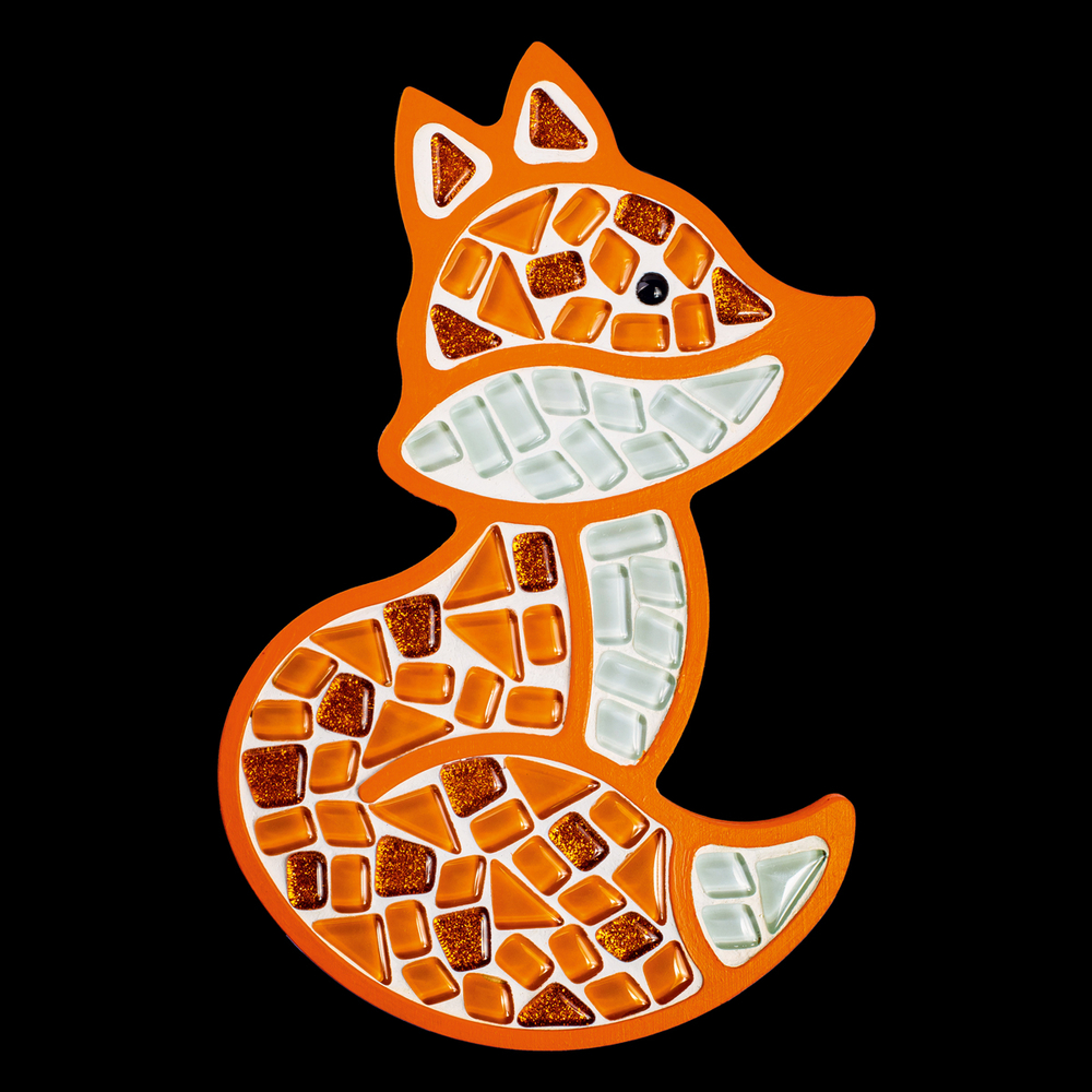 Фото, Видеообзоры набір для творчості скляна мозаїка «лис» для дітей mosaaro ma7002