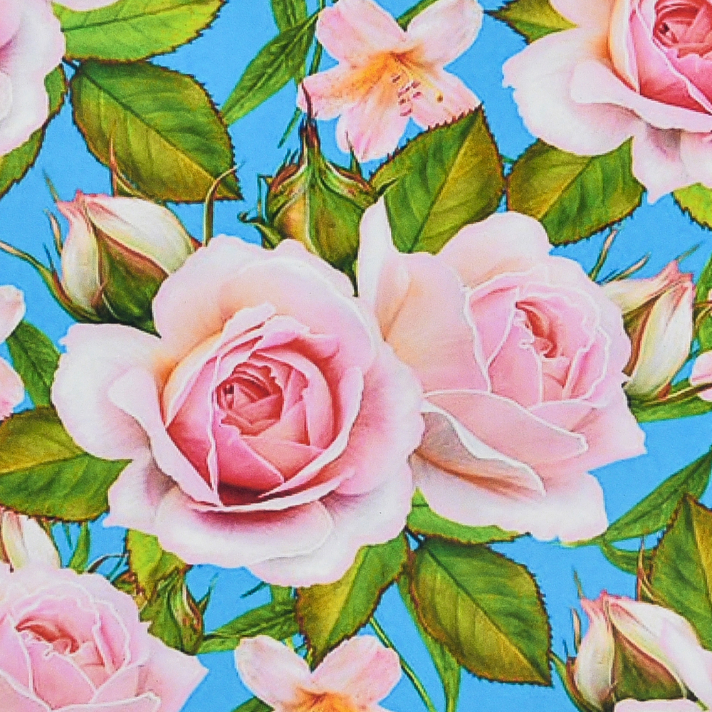 Фото, Видеообзоры алмазна мозаїка strateg преміум рожеві пелюстки  розміром 30х30 см (hee16327)