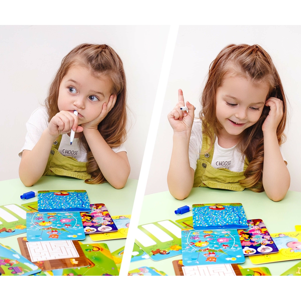 Фото, Видеообзоры гра настільна «пиши та витирай. зоопарк» vt5010-20