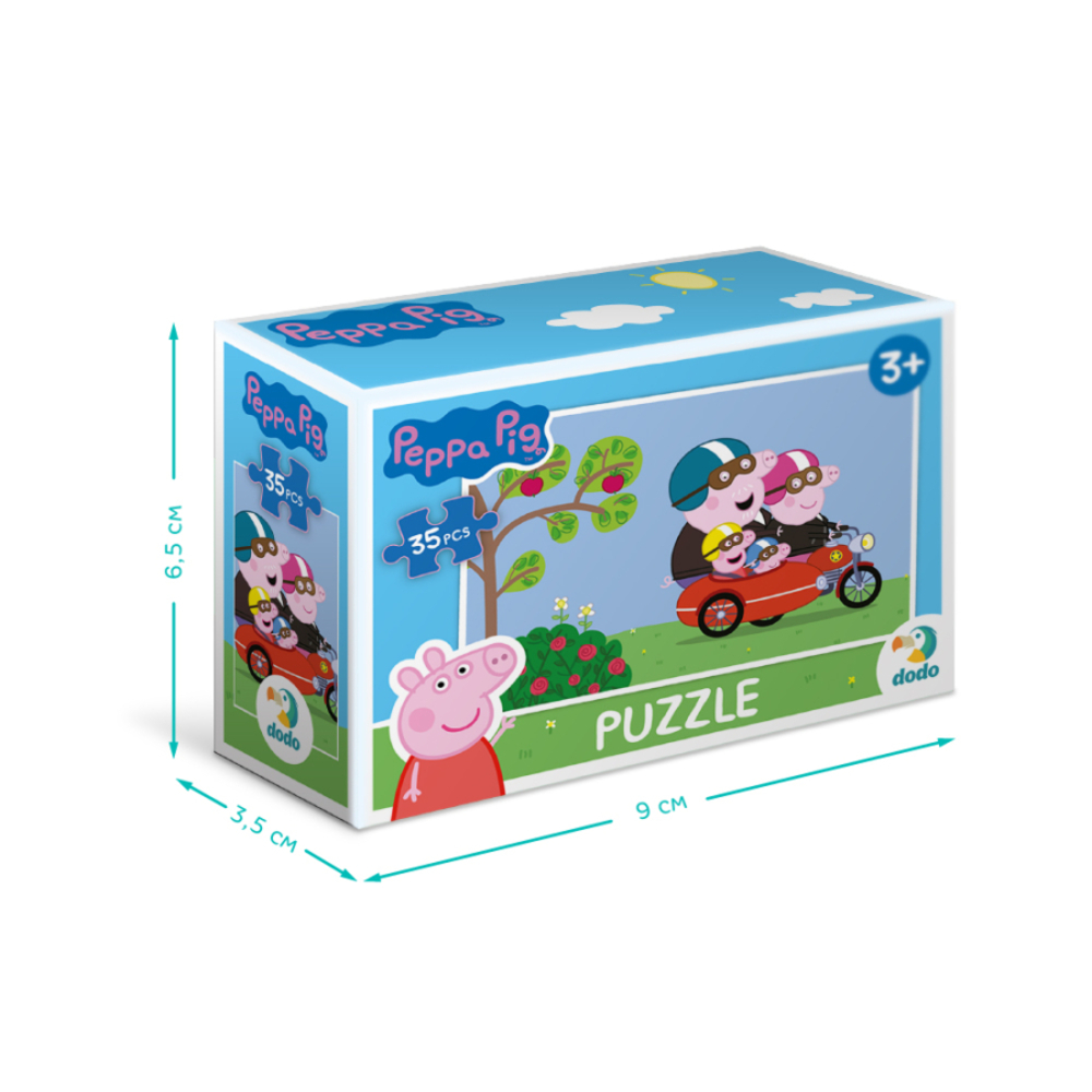 Фото, Відеоогляди пазл-міні dodo peppa pig подорож на мотоциклі